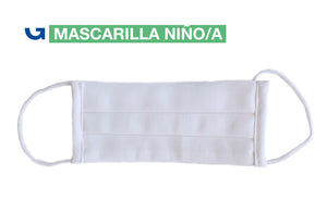 Mascarilla higiénica reutilizable niño/a