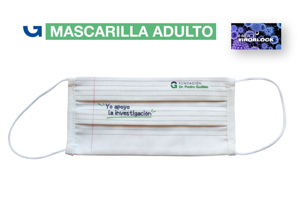 Mascarilla higiénica reutilizable diseño 
